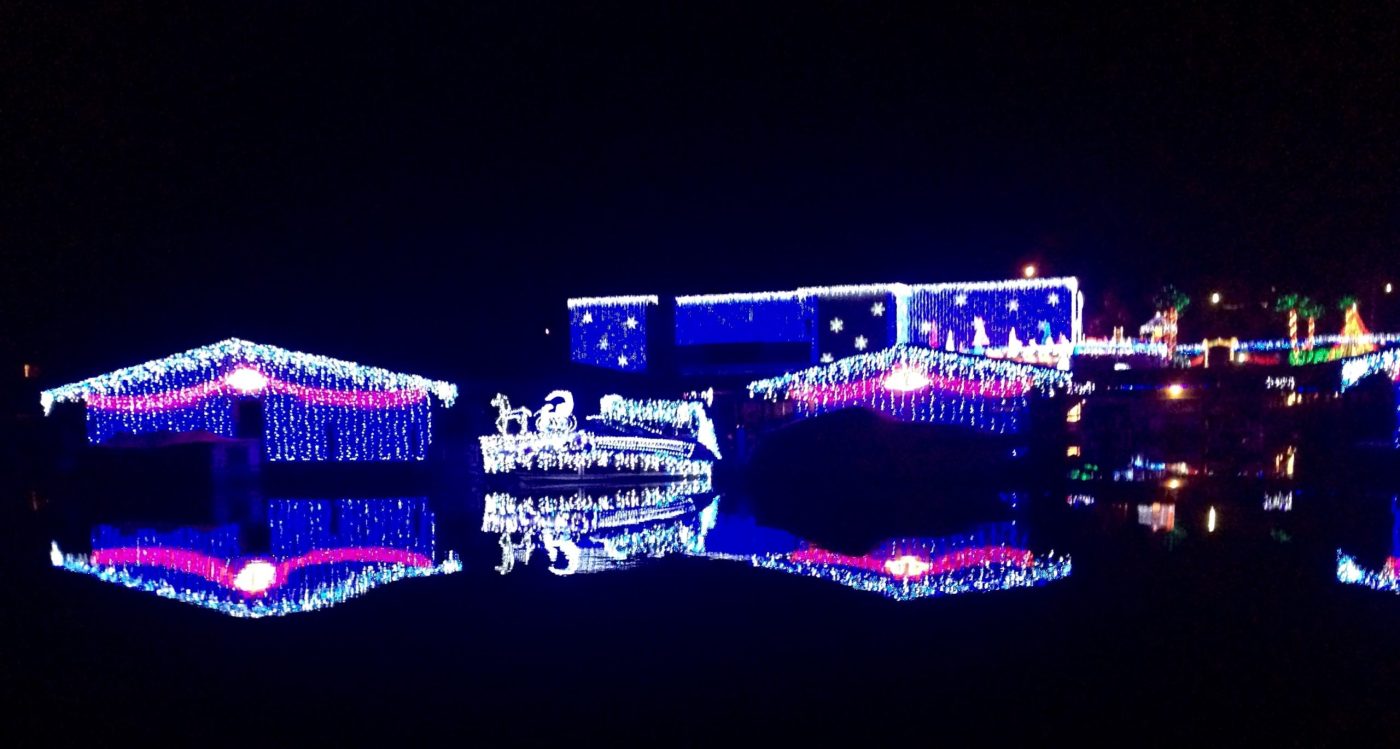 Christmas Lights Boat Tour Rusty Anchor in Mount Dora, Florida